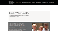 Desktop Screenshot of flatus.ch